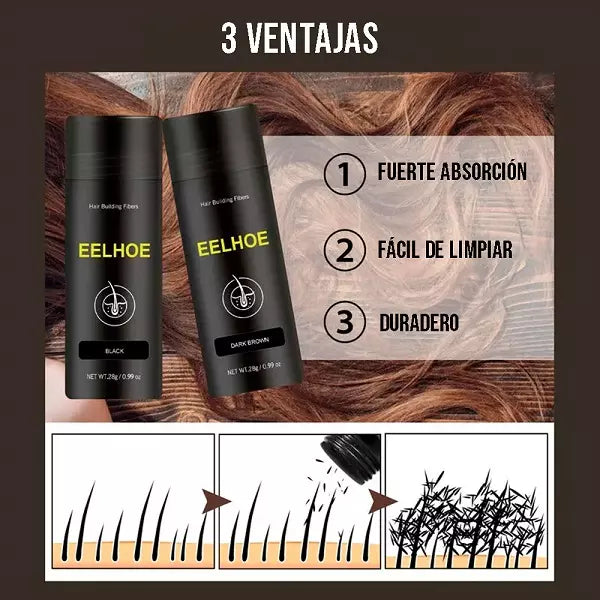 Fibra Capilar Instantánea – ¡Recupera tu look
